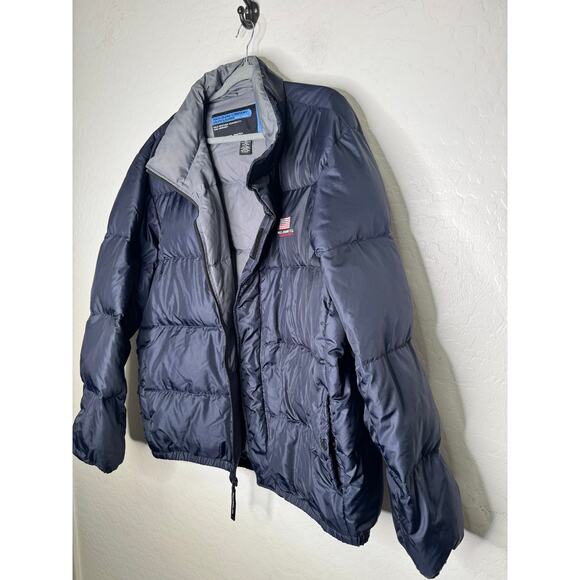 Vintage 90s Polo Jeans Co Puffer Down Jacket Men's 2XL Ralph Lauren Quilted - Picture 2 of 8